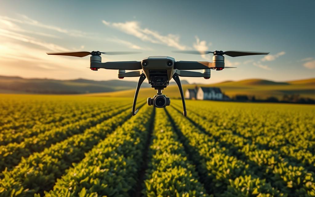drone crop surveillance in precision agriculture